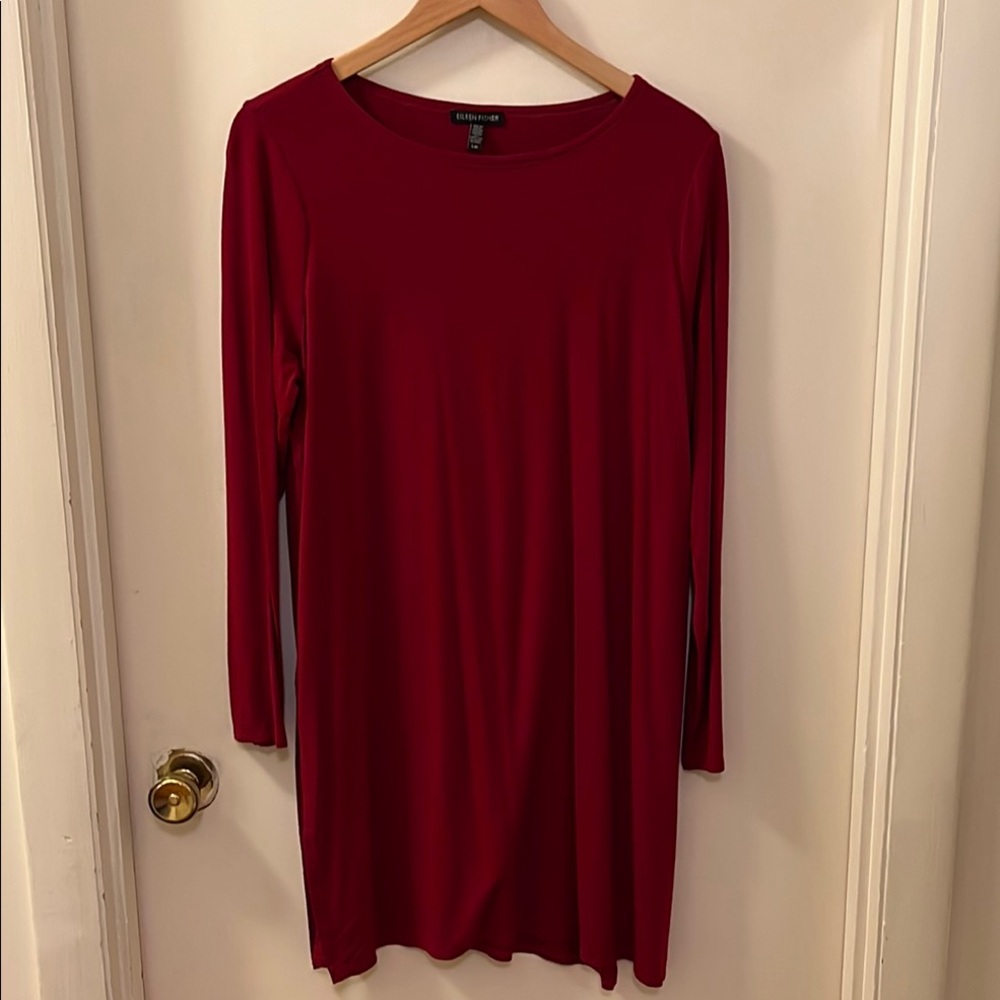 Eileen Fisher Red tunic top